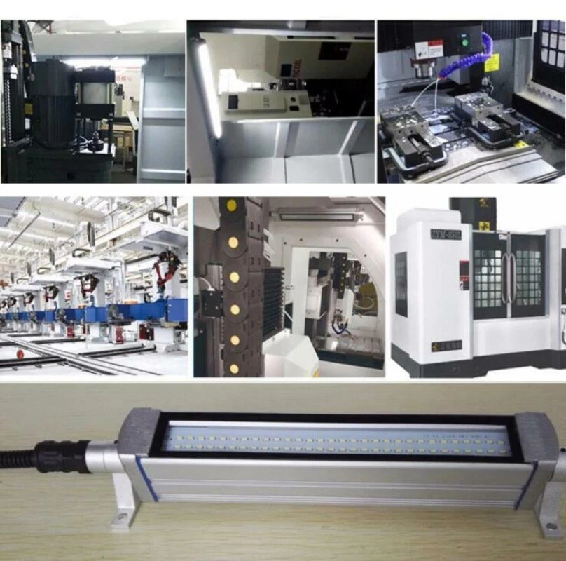 CNC Machine LED Lamp Waterproof 110-220V Lathe Work Light 6/10/12/16/20/30/40W - Image 2 of 4