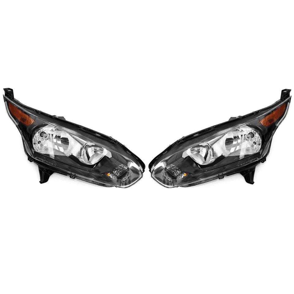 Faro negro con bombillas lado conductor y pasajero Ford Transit Connect 2014-2018 Foto 4 de 4