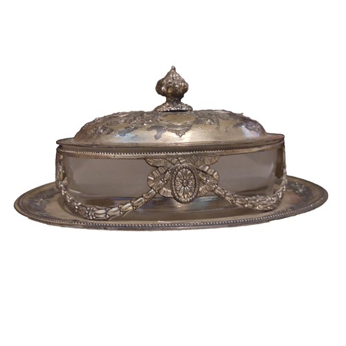 Corbell & Co Inglaterra Antiguo Plato de Mantequilla Plateado Azúcar Caramelo Jabón Joyería