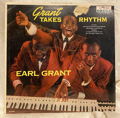 Earl Grant - Grant Takes Rhythm - Mono LP record album, 1959 Decca