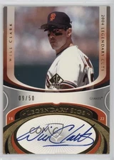 2004 SP Legendary Cuts Legendary Sigs 9/50 Will Clark #LS-WC Auto 4f5