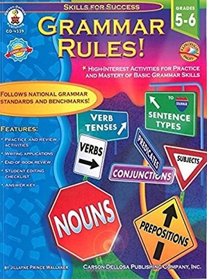 Skills for Success: Grammar Rules!, Grade Level 5-6 - Paperback - GOOD