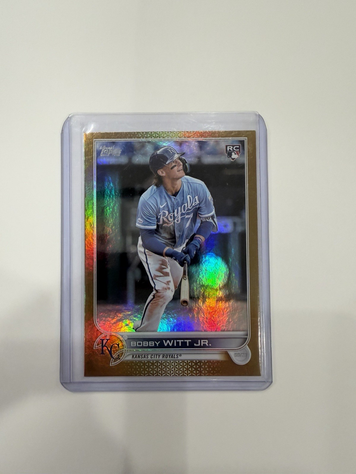 2022 Topps Update Series - Bobby Witt Jr. #US100 Gold /2022 (RC)