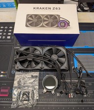 NZXT Kraken Z63 280mm AIO Liquid CPU Cooler Black 2.36 LCD Intel AMD RL-KRZ63-01