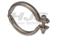 Rohrverbinder Schelle HJS 83 13 2863 Schelle für AUDI MERCEDES 92mm Edelstahl VW