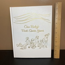 VTG Our Babys First Seven Years Record Book Of Birth Growth  Development UNUSED