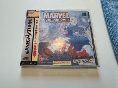 Marvel Super Heroes Sega Saturn SS JPN Capcom Classic Arcade Fighter