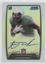 2013 Bowman Rookie Chrome Refractor Auto Aaron Dobson #RCRA-AD Auto 0b2