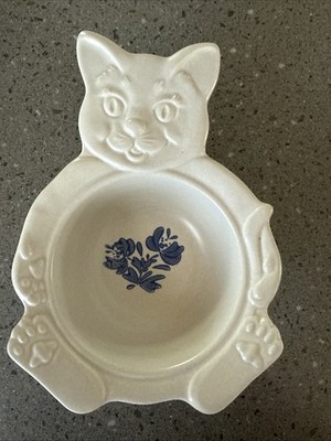Pfaltzgraff Yorktowne Vintage Cat Kitty Children s Cereal Bowl USA Stoneware B26