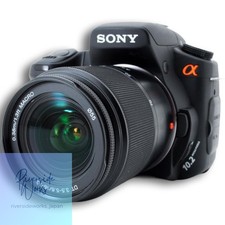 SONY 200 Digital Camera Lens Kit DSLR-A200K Used with Memory Card JP