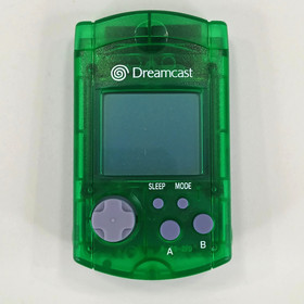 Sega Dreamcast Visual Memory Unit Green HKT-7000 With Original Box Tested READ