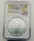 2025-P American Eagle Silver One Dollar Coin NGC Gem Unc. #20351