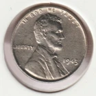 1943 WWII Lincoln Wheat Steel Penny Collectible US Collection Very Good War Coin