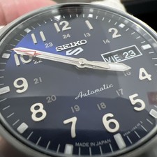 Authentic Seiko Men's 5 Sports Automatic Blue Dial Watch 👍SRPG29K1😱 5