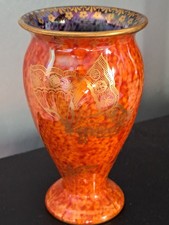 WEDGWOOD Fairyland Lustre Butterfly Vase Daisy Makeig Jones # Z4825