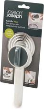 Joseph Can-Do Plus Compact Can Opener Manual Easy Twist, White/Grey