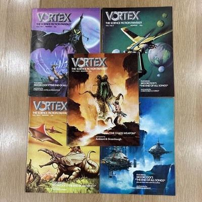 Vortex - the science fiction fantasy magazine - Vol 1 issues 1 to 5