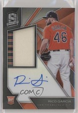 2020 Panini Chronicles Spectra Rookie Jersey 194/199 Rico Garcia #102 Auto on6