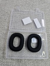 2 Earpads Earphone Ear Cushion Sponge Cover Repair Black Replacement Slip On