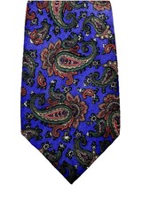 Polo Ralph Lauren Men's Purple Paisley 100 Silk Neck Tie MADE IN USA