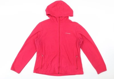 Columbia Damen Jacke rosa Fleece Kapuze Full Zip Größe L - Bild 1 von 4