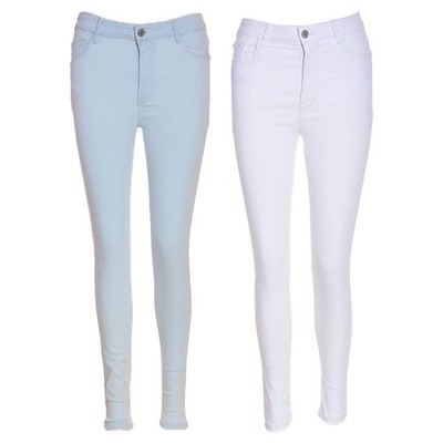 MANGO Damen Jeans Denim Push Up Freizeit Skinny Fit Uni dehnbar Baumwolle Hose