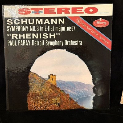 MERCURY Living Presence SR90133 - SCHUMANN Symphony #3 PAUL PARAY - ST LP P17..