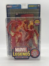 MARVEL LEGENDS SERIES 2 HUMAN TORCH JOHNNY STORM TOY BIZ NEW SEALED