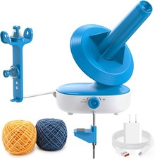 Caydo Electric Yarn Winder Pro, 10oz Large Automatic Ball 10oz, Blue