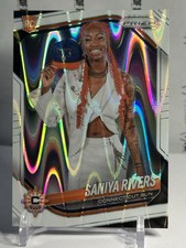 WNBA #150 Saniya Rivers Rookie 2025 White Seismic Panini Prizm Connecticut Sun