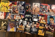 Official Boxing Posters (Lot Of 25) Pacaquio,...