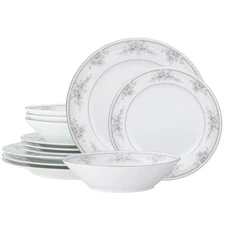 Noritake Sweet Leilani 12-Piece Dinnerware Set, Service For