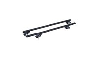 Schwarze Aluminium DachquerträGer Mit T-StüCken FüR Fiat Doblo 2010-2022