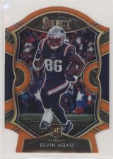 2020 Panini Select Concourse Orange Prizm Die-Cut Devin Asiasi #100 0lt3