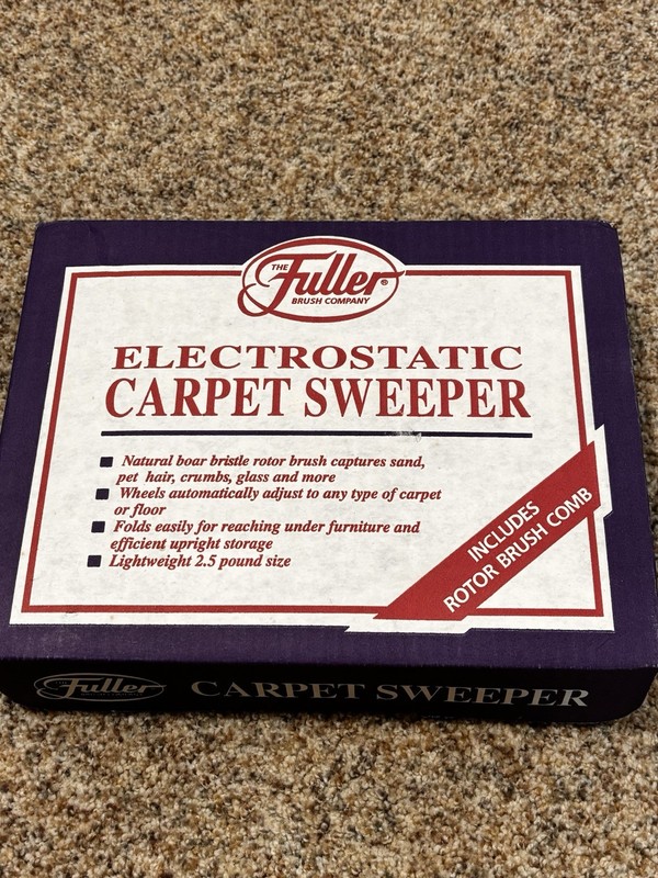 NEW Fuller Brush Company Electrostatic Carpet Sweeper 101/0491