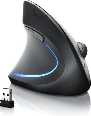 CSL Kabellose Vertikale Maus - Bluetooth Und Radio 2,4 Ghz - Ergonomisch für Preven