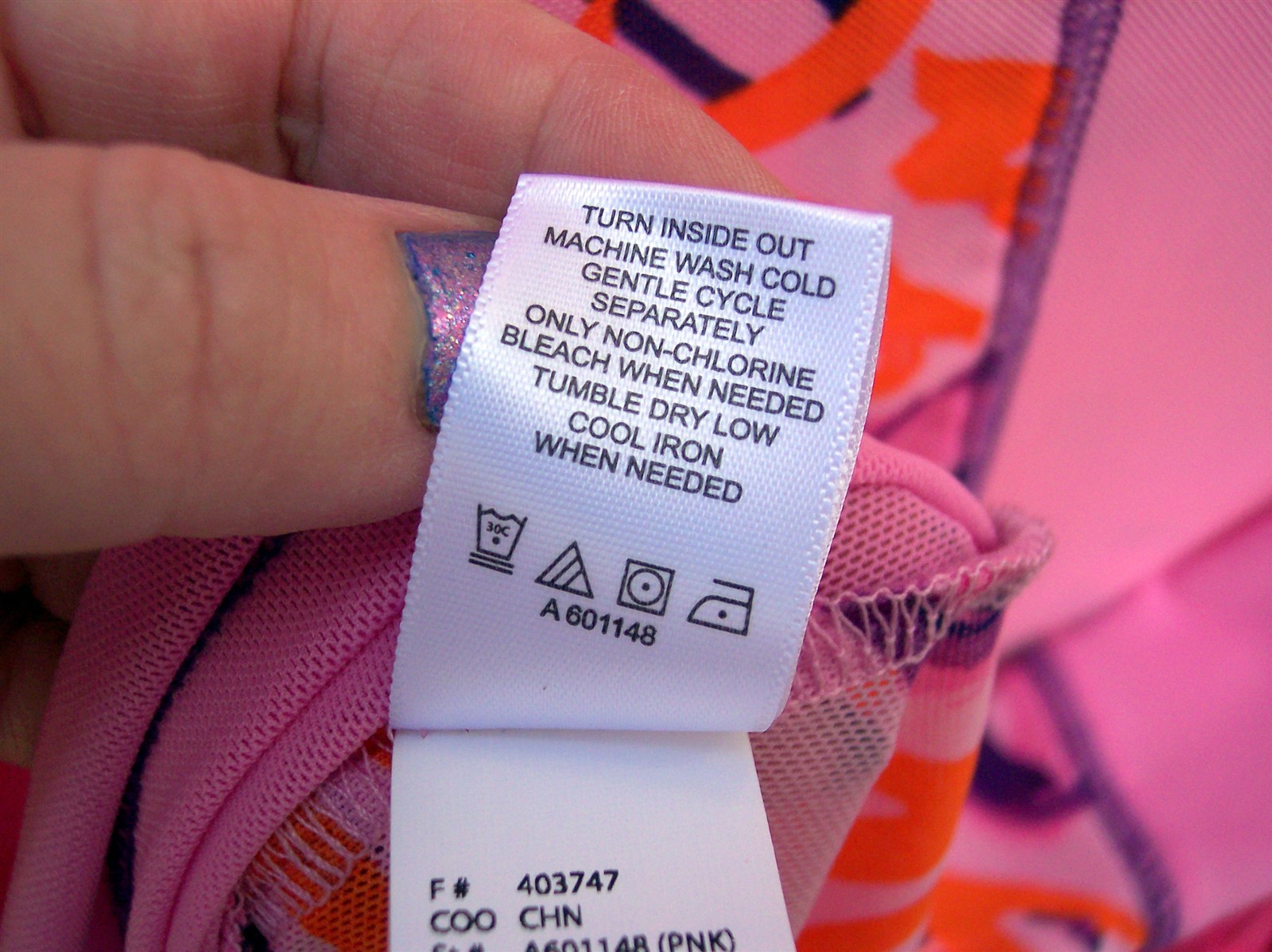 LOGO Layers Lori Goldstein Mesh Patchwork Top L V… - image 13