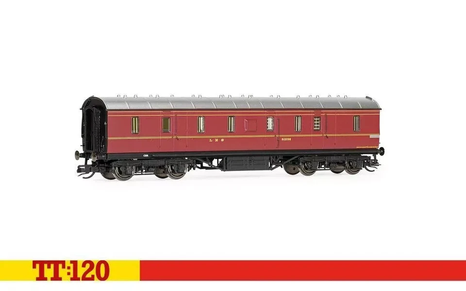 HORNBY TT4010 - LMS 50' PASSENGER BRAKE COACH - BRAND NEW - TT SCALE - Image 4 of 4