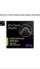 Avid Pro Tools Studio Subscription Renewal EDU Institute