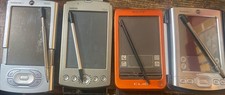 Sony Clie, Garmin Ique, and 2 Tungsten Palm Pilots No Power Cables, Untested