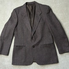 VINTAGE 60s 70s Levi  s Tweed Blazer Sport Coat Jacket Men  s 42R Herringbone USA
