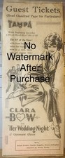 10/16/30 Tampa Florida Newspaper Movie Ad CLARA BOW ‘Her Wedding Night’