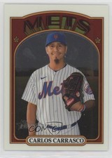 2021 Topps Heritage High Number Chrome 962/999 Carlos Carrasco #717 2f9