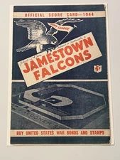 Vintage Jamestown Falcons Baseball Program Scorecard Pony League 