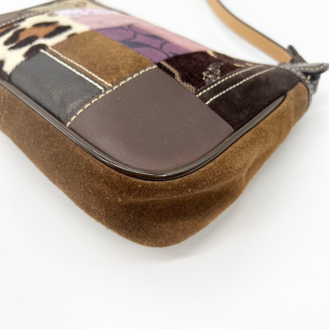 Coach Patchwork Accessory Pouch Handbag 7071 Y2K … - image 11