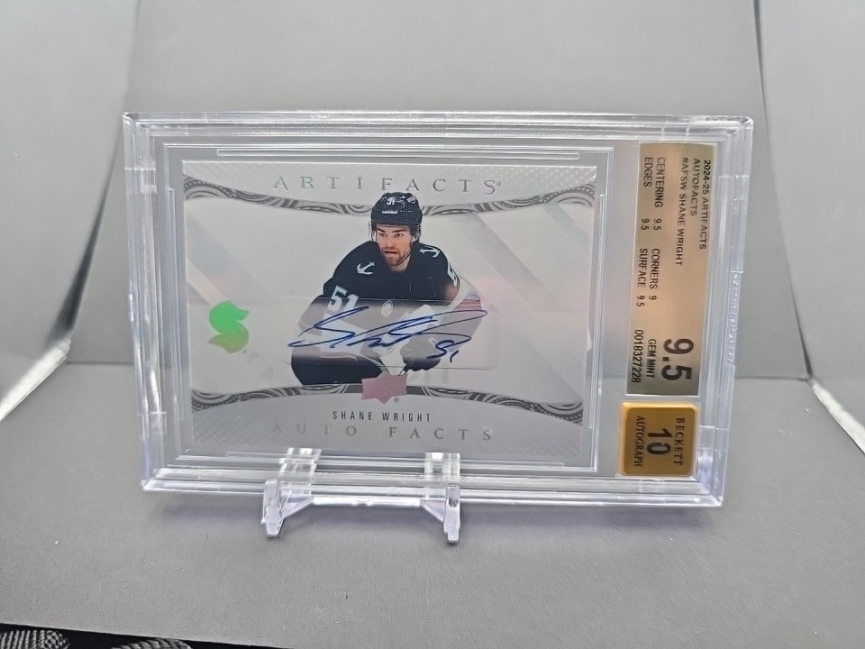 Shane Wright (( Auto Facts AUTO )) 2024-25 UD Artifacts AF-SW