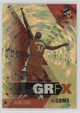 1999-00 Upper Deck HoloGrFX Rookie GRFX AuSOME Jason Terry #82AU Rookie RC 0w6