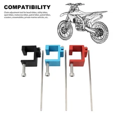 Motorcycle Chain Clamp Sprocket Guide Alignment Tool Motorbike Tuning