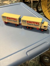 Herpa 1:87 scale model of a MAN F90 truck Knittel Frisch Fracht