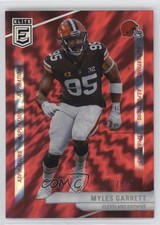 2024 Panini Donruss Elite Aspirations Shimmer /875 Myles Garrett #82 16wc